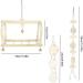 Yorgewd 7 Pack Bird Toys Natural Wood Small Bird Cage Toys Small Parrot Swing Chewing Toys for Budgies Small Parakeets Conures Love Birds Cockatiel Finches - Buy Online on SooperMarket.com