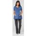 Happy Mama Maternity Nursing 3pcs Nightwear Set - Blue Jeans & Graphite - Buy Online on SooperMarket.com
