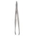 Yuuinnter Silver Tone Slanted Flat Tip Metal Hair Eyebrow Tweezer Cosmetic Tool for Lady
