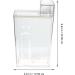 Cabilock 3pcs laundry storage box Travel Holder laundry storage canister laundry bottle dispenser lotion bottle glass containers Sub Bottle Organizer the pet food 23.5X12.5CMx3pcs Transparentx3pcs - Buy Online on SooperMarket.com
