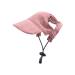 Predolo pet sports hat fashionable dog sun hat with ear holes sun protection hats dogs peaked cap dog baseball cap for small dogs pink XL