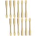 Baluue 36 Pcs Cosmetics Spatula Face Cream Spoons Mini Spoons Abs Skincare Makeup 6.00X0.70X0.70CMx3pcs Goldenx3pcs - Buy Online on SooperMarket.com