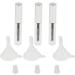 3 Pieecs 4 ml Empty Mascara Tube w/Eyelash Wand Brush Rubber Inserts and Funnels Set for DIY Mascara Refillable Containers for Travel - Clear as described - Buy Online on SooperMarket.com