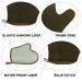4 Pack Self Tanning Kit with Mitt, Back Applicator, Exfoliating Glove & Face Tanner Brush - Brown - Buy Online on SooperMarket.com