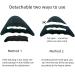 2 Pairs Soft Sponge Shoe Fillers for Big Shoes - Breathable Toe Inserts for High Heel Pain Relief - Buy Online on SooperMarket.com