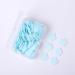 100Pcs Blue Mini Portable Flower Shape Soap Paper Sheets Disposable Travel Hand & Foot Cleanser Flakes | Perfect for On-the-Go Hygiene - Buy Online on SooperMarket.com