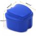 Buy 2x Dark Blue Prostheses Suitcase & Bath Box Storage for False Teeth | Travel-Friendly Prosthesis Solutions - Buy Online on SooperMarket.com