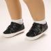 Cheerful Mario Baby First Walking Shoes - Soft PU Leather Prewalkers 3-6 Months (Black Star) - Buy Online on SooperMarket.com