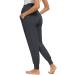 Love2Mi Maternity Women's Casual Pants | Stretchy Lounge Jogging Trousers | Dark Gray | Size Large - Buy Online on SooperMarket.com