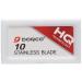 Dorco Stainless Steel Double Edge Razor Blades Dispenser Box with Used Blade Disposal Area - 10 Count Pack for Hair Stylists and Barbers - Buy Online on SooperMarket.com