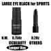 CCBeauty Eye Black Baseball Face Body Paint Stick - Non-Toxic Sports Makeup for Halloween Cosplay Parties (03# Black) - Buy Online on SooperMarket.com