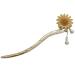 minkissy Daisy Hair Accessory Hair Gems for Women Bridal Tiara Japanese Hair Chopsticks Vintage Hair Chopsticks Hair Chopsticks for Women Sunflower Hair Sticks To Hang Pin China Bun Bride