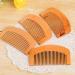 Comb Natural Wide Tooth Wood Comb Peach Wood Wooden Hair Brush No-Static Massage Hair Brushes Health 9cm Wood Hair Comb Styling Tools wooden comb - Buy Online on SooperMarket.com