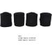 Horse Wraps 4 PCS Soft Adhesive Horse Leg Wraps Breathable Bandage with Sticky Tape for Livestock Cow Horse Black or Red - Buy Online on SooperMarket.com