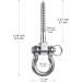 SELEWARE 304 Stainless Steel Swing Hangers Set - Heavy Duty 1800LB Capacity for Playground, Yoga Hammock, Porch Swing Sets - 4-3/4 Inch, 2pcs - Buy Online on SooperMarket.com