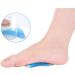 BEHAHAI Silicone Gel Arch Support Insoles - Orthopedic Flat Feet Orthotic Plantar Fasciitis Shoe Inserts for Men and Women (Blue) - 4 Pairs - Buy Online on SooperMarket.com