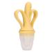 Soft Baby Fruit Feed Pacifier - Yellow Massage Rubber for Newborns | Improves Hand-Eye Coordination | International Shipping - Buy Online on SooperMarket.com