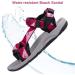 Outpro Women's Flat Trekking & Hiking Sandals - Durable Non-Slip Sports Sandals for Beach & Outdoor - EU Size 43 Red - Buy Online on SooperMarket.com
