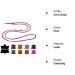 Buy Premium Adjustable Fat Leather Dog Leash for Small & Large Dogs - 2m Pink Double Leash International Shipping - Buy Online on SooperMarket.com