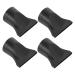 FOYTOKI 4pcs Plastic Hair Dryer Narrow Nozzle Accessory for Hairdryer Blow Dryer Nozzle Black