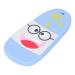 Silicone Baby Teether Tactile Discovery Prevents Thumb Sucking Baby Teething Toy Improves Coordination for Home Use (Blue)