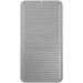 mDesign Small Square Pet Food and Water Bowl Mat - Waterproof Non-Slip Silicone Placemat for Dogs and Cats - Durable and Food Safe - Gray Linelle Collection - Buy Online on SooperMarket.com