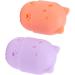 Makeup Sponge Holder Ventilating Cute Makeup Sponge Travel Bag Soft Sanitation for Makeup Accessories (Light Orange Purple) - Buy Online on SooperMarket.com