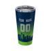 Ubbuigi Custom Tumbler Personalized Football Insulated Stainless Steel Cup with Clear Lid Keeps Drinks Cold & Hot Mug Gifts for Men Women Fans Seattle