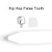 Teeth Brace Decoration Brass Hip Hop False Tooth Convenient Wear for Daily Use for Party(Silver) - Buy Online on SooperMarket.com
