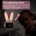 Vicloon Rabbit Children's Alarm Clock - Dual Alarm 6 Ringtones Snooze & 90-Day Standby - Perfect Gift for Kids (Pink) - Buy Online on SooperMarket.com