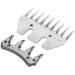 High-Strength Stainless Steel Shear Knife for Sheep & Goats | 9 Tooth Straight Blade & Swivel Replacement - Buy Online on SooperMarket.com
