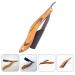 NOLITOY Stainless Steel Folding Razor - Vintage Wooden Barber Shaving & Haircut Supplies for Men - Buy Online on SooperMarket.com