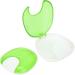 Durable Orthodontic Holder Case - Portable Denture Container with Pressure Lock Design (Light Green) | International Shipping Available - Buy Online on SooperMarket.com