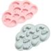 6 Pcs Silicone Mold Silicone Ice Mold Cake Mold Chocolate Mold Cookie Mold Baking Mold Biscuit Kitchen Supplies Silica Gel 22.6X14.5X1.5CMx3pcs Assorted Colorx3pcs - Buy Online on SooperMarket.com