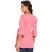Love2Mi Maternity Blouse S Pink | A Line Pregnancy Shirt 3/4 Bell-Sleeve Striped Maternity Clothes - Buy Online on SooperMarket.com