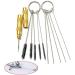 Airbrush Cleaning Kit with Pot, Air Filter, Brushes, and Needles - 4 Set - Buy Online on SooperMarket.com