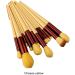 Dajidafu Stand Out Vibrant And Stylish Beauty Brush Set Makeup Lovers Plastic Portable Makeup Brush Set Powder Blusher Brush Cheese yellow - Buy Online on SooperMarket.com