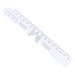 4-Piece Pupil Gap Ruler Set - White Straight Edge PD Measurement Tool for Easy Eye Distance Assessment - Buy Online on SooperMarket.com