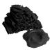 F Fityle 100pcs Beret Caps Disposable Caps Clip Caps Fleece Cap Head Caps Hygiene Caps Cosmetic Caps Made of Fleece Black