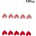 Warmhm 10pcs Valentines Day Food Picks Engagement Cake Toppers Valentine Day Food Picks Christmas Cupcake Topper Proposal Cake Toppers Valentine Day Party Supplies Heart Love Fruit Baby - Buy Online on SooperMarket.com