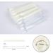Hedmedum 100 PCS False Nail Art Tips Display Sticks with Metal Split Ring - Clear & White | Gel Polish Salon Practice Tools - Buy Online on SooperMarket.com