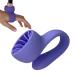 Shitafe Nail Polish Bottle Holder Wearable Wearable Manicure Display Tools - Strong Grip Airlock Suction Silicone Nail Polish Holder For Nail Art Salon Design Violet