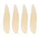 SUNGOOYUE Artificial Maggots Grub Soft Lures 200pcs 17mm Small Artificial Maggots Grub Soft Lures Lifelike Worms Fishing Lures