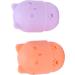 Makeup Sponge Holder Ventilating Cute Makeup Sponge Travel Bag Soft Sanitation for Makeup Accessories (Light Orange Purple) - Buy Online on SooperMarket.com