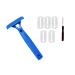 Mag Ideal Back Razor for Men - Long Handle Hair Removal Wet/Dry Shave Back Scratch & Leg Epilation - Blue - Buy Online on SooperMarket.com