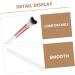 BELLIFFY Fish Tail Brush Highlighter Brush Blush Brush Highlighters Foundation Brush Makeup Brushes White 18.50X1.00X1.00CM White - Buy Online on SooperMarket.com