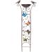 2-in-1 Bird Water Dispenser & Feeder with Garden Grilles - Metal Butterfly Design | Removable Retro Stand for Garden Decoration - Buy Online on SooperMarket.com