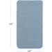 Comfy Cubs Large Muslin Spitting Towels - 100% Cotton 6 Layers Ultra-Absorbent Baby Burp Cloths Pacific Blue 10-Pack (50.8 x 25.4 cm) - Buy Online on SooperMarket.com