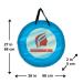 Buy Spray Tan Tent (Blue) - Professional Pop-Up Booth for Airbrush & Sunless Tanning | Folds in 30 Seconds No Logo Extra Spacious - Buy Online on SooperMarket.com