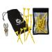 Good Golf 3 1/4 inch Martini Glass Style Tees 20 Pack with Divot Repair Tool with Magnetic Ball Marker and Golf Valuables Pouch